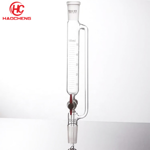 <span class=keywords><strong>Imbuto</strong></span> Cilindrico in Vetro PTFE <span class=keywords><strong>a</strong></span> Pressione Costante con Bocca Standard - Product Image 6