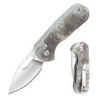 Couteau pliant de défense personnelle G10, acier inoxydable D2, pour le camping, la survie tactique, la chasse en plein air, couteau de poche EDC, OEM