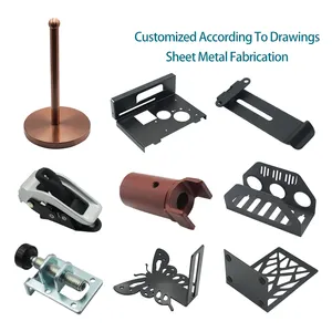 Peralatan pelengkung logam lembar presisi, layanan pengelasan lembar baja alumunium antikarat fabrikasi logam