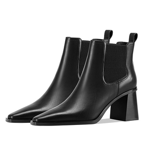 Botines de Tacón Alto de Cuero para <span class=keywords><strong>Mujer</strong></span>, Diseño Personalizado de Lujo, Alta Calidad, Fabricante y Proveedor Mayorista - Product Image 1