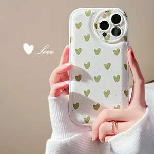 新しいSweet Love Drawing Lady Lovely Pink Heart Design保護ケースforIphone 15 14送料無料プロモーション