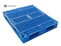 LYPALLETS Palettes en plastique réversibles robustes pour l'emballage de sacs, produits, rayonnages et empilage