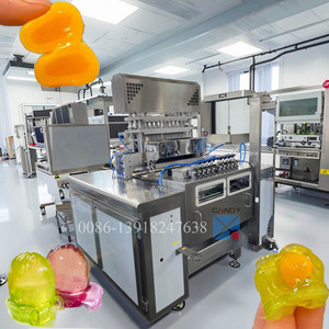 Neue 2025 Hot Sale Shanghai Fabrik Augapfel Gummibärchen Produktions linie 3D Center Füllung Jelly Candy Making Machine - Product Image 1