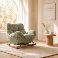 Chaises de salon modernes, ensemble de chaises de salon en tissu de luxe, fauteuils inclinables