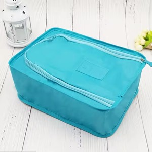 Portable Multifunctional <b>Folding</b> Shoes <b>Storage</b> Bag Pouch Organizer Waterproof Travel Companion Made of Durable Polyester - Product Image 2