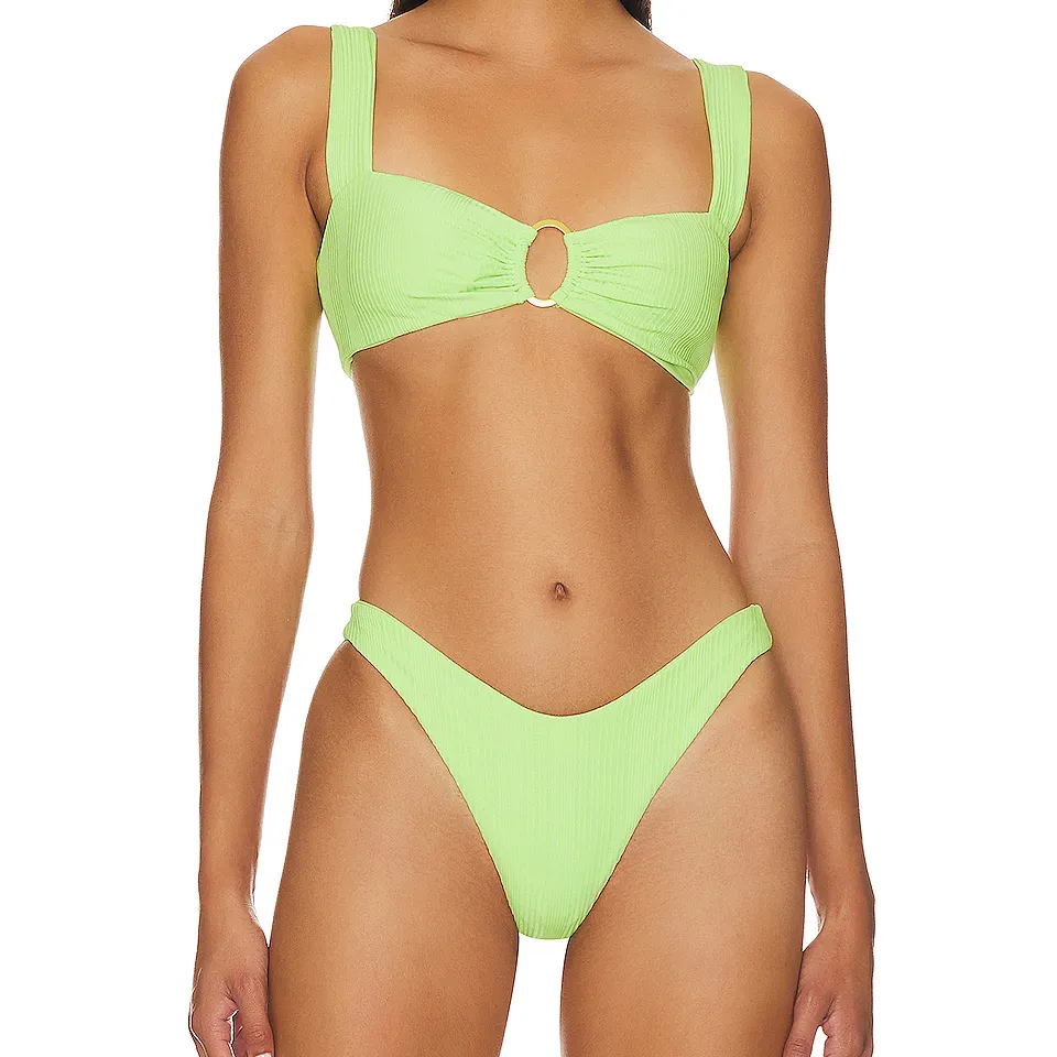 Maillots de bain bikini string sexy personnalisés avec logo maillots de bain pour femmes