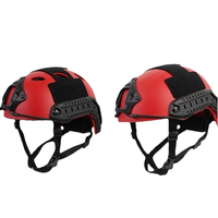 Casques de sécurité en PE ou en aramide rouge pour casques tactiques en kevlar, casques tactiques balistiques, produits de sécurité