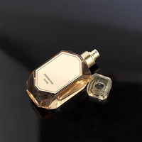 Flacon de parfum unique de luxe vide haut de gamme en verre 50ml 100ml pour personnalisation couleur, logo, marquage à chaud, vaporisateur, réutilisable, 100 pièces