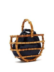 Delle donne Borsa di Bambù Handmade Cestino <span class=keywords><strong>Nido</strong></span> di Grandi Dimensioni Sacchetto di Hollow Tote Lanterna Borsa Da Spiaggia - Product Image 4
