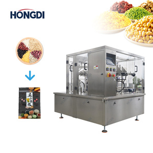 Máquina Automática de Envasado de Bolsas Rotativa de 8 Estaciones, Máquina de Llenado y Sellado de Bolsas Preformadas para Aperitivos, Frutos Secos y Alimentos - Product Image 2