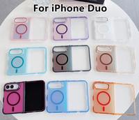 Étui de téléphone magnétique Chameleon pour iPhone Duo, étui à changement de couleur optique IMD compatible avec le modèle pliable Apple iPhone Duo