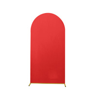 Conjunto de fondo de fiesta de cumpleaños de alta elasticidad de Venta caliente, tela de fondo de arco de decoración de boda semicircular