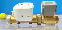 Compteur d'eau intelligent à ultrasons avec contrôleur de vanne IoT, système de surveillance numérique à distance du débit pour une mesure industrielle précise