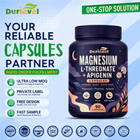 Mélange pour la Concentration Cérébrale OEM en Vrac, Capsules de Magnésium L-Thréonate et Apigénine, Marque Privée, Vente en Gros, Certifié GMP et NSF, Végétalien, Sans Sucre