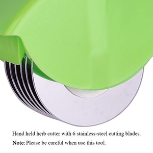 Multifunctional Parsley <b>Chopper</b> Roller Stainless Steel Home Kitchen Tools Herb Roller Mincer Comfortable Handle <b>Vegetable</b> - Product Image 2