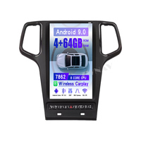 ZWNAV 7862 13,6 "Android 14,0 pantalla Vertical navegación Gps de coche para Jeep Grand Cherokee 2014 - 2020 Tesla Radio Multimedia Play