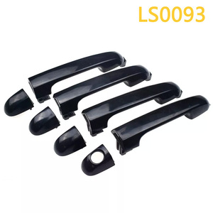มือจับประตูด้านนอกฮุนได ไอ 20 LS0093 ชิ้นส่วนทดแทนโลหะพลาสติกสีดำ - Product Image 4