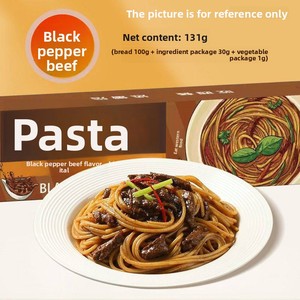 Lei Qia Italian <strong>Alphabets</strong> Pasta Instant Black Pepper Beef Chicken Tomato Sauce Home-Style Mixed Noodles Breakfast Meal - Product Image 5