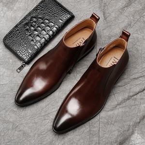 Zapatos de Cuero con Cordones Negros para Hombre, Estilo Formal de Negocios, con Patrón de Cocodrilo, Nuevo Estilo Otoño 2026, Superventas - Product Image 4