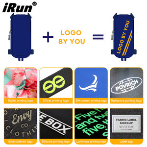 Botella de agua con logotipo impreso personalizado <span class=keywords><strong>IRun</strong></span>, botella de agua deportiva portátil para correr, correr, senderismo - Product Image 4