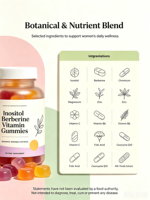 Gummies Inositol et Berbérine Sans Sucre pour Femmes : Équilibre Hormonal et Soutien Glycémique