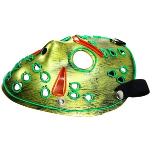 Décoration <span class=keywords><strong>de</strong></span> noël Vendredi 13th <span class=keywords><strong>jason</strong></span> voorhees <span class=keywords><strong>masque</strong></span> DJ allument partie rougeoyante el fil <span class=keywords><strong>masque</strong></span> - Product Image 3