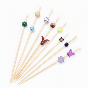 Palillos de Bambú al por Mayor con Impresión UV, Palillos Ecológicos para Frutas, Palillos para Cócteles de Halloween, Palillos Desechables Biodegradables para Aperitivos - Product Image 1