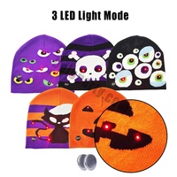 Sombrero de Fieltro con Luz LED Multicolor, Divertido y Personalizado, Estilo Oscuro, Accesorio de Disfraz para Fiesta de Halloween, Unisex para Adultos