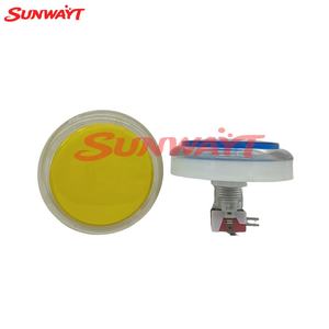 Botón de Arcade Transparente Iluminado de 100 mm con LED de 5 Colores en Stock para Máquina de Videojuegos, Precio de Fábrica Económico - Product Image 6