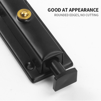 Loquet de porte en métal moderne en acier inoxydable personnalisé en usine de bonne qualité et durable pour une utilisation de porte dans les hôtels boulons de fenêtre inclus