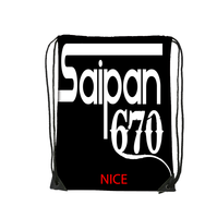 Sac de sport à cordon personnalisé Saipan Graphic pour étudiants, sports, trajets quotidiens, voyages, souvenirs et cadeaux