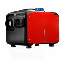 Chauffage de stationnement diesel tout-en-un 8KW 12V 24V avec réservoir de carburant intégré de 5L, application Bluetooth, pour camion, camping-car, fourgonnette