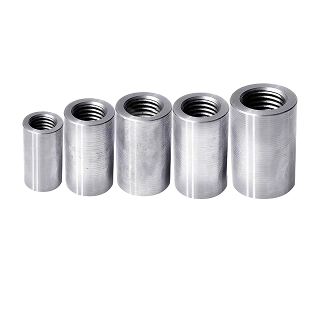 Carbon Steel Rebar Couplers with Thread-Construction DIN7979 Parallel Pins With Internal Thread 45# Steel Dowel Pin Fasteners