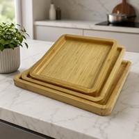 Assiette à dessert et plateau à collation en bois massif gravé, écologique, moderne et luxueux, pour servir des fruits secs lors de fêtes