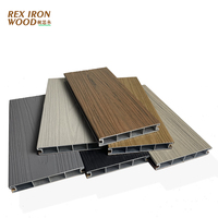 Tube de co-extrusion en composite aluminium et plastique imperméable pour l'extérieur Panneaux de terrasse en composite de qualité supérieure pour revêtement de sol