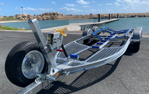Remolques Marinos Personalizados para Embarcaciones, Capacidad de Carga de 3000 kg, Remolques para Embarcaciones con Ejes Dobles y Frenos, Remolques para Embarcaciones de Aluminio - Product Image 4