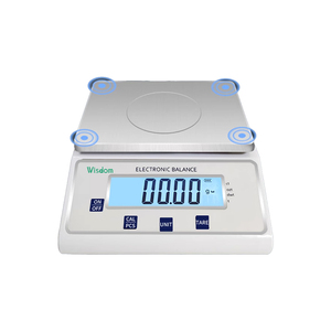 WISDOM timbangan Lab Digital presisi, EB-W-313 Square Pan elektronik keseimbangan analisis 0.01g Akurasi - Product Image 6