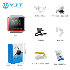 معدات طبية ساعة معصم ليزر حيوي جهاز علاج ساعة رقمية الليزر العلاج - Product Image 4