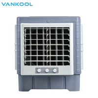 Refroidisseurs d'air muraux à distance, ventilateur axial, refroidisseur par évaporation, écran de refroidisseur d'air