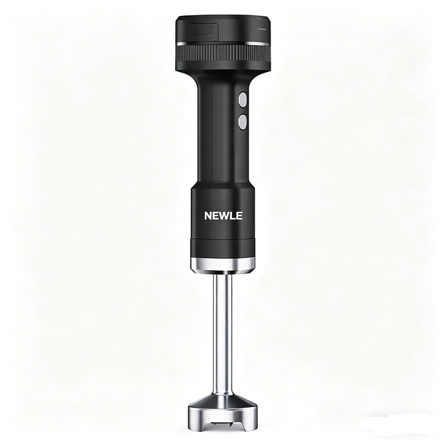 NEWLE Home Appliances Stainless Steel 0.7L Hand Blender 4 in 1 Hand Blender 180W Electric