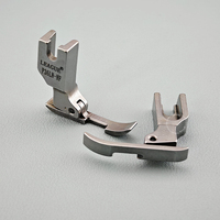 P36LN-NF Pied presseur à tige haute, à pointe gauche étroite, pour machines à point noué industrielles à alimentation par aiguille et à une seule aiguille