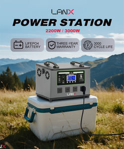 Certifié CE ROHS Vente en gros Système d'énergie solaire Fer LiFePO4 2200W 3000W Système de stockage d'énergie extérieur Centrale solaire - Product Image 6