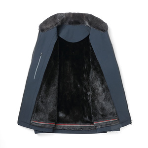 <span class=keywords><strong>Cappotto</strong></span> Corto in Pelliccia di Lince con Collo in <span class=keywords><strong>Visone</strong></span> per <span class=keywords><strong>Uomo</strong></span> Inverno 2025 - Product Image 4