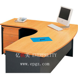 Nuovo Lusso Moderno Ufficio Esecutivo L-forma di Mobili Per Ufficio In Legno Design del Tavolo di Commercio All'ingrosso Della Fabbrica di Vendita Su Misura con Mobile - Product Image 1