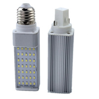 Ampoule LED Dimmable E27 G24 G24D G24Q à insertion horizontale, 2 broches 4 broches, 12V 120V 230V 5W 7W 10W 13W OEM