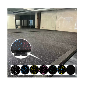 Tập thể dục cao su sàn Mat bền phòng tập thể dục EPDM + SBR phòng tập thể dục cao su sàn thảm gạch - Product Image 4