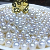 Perles d'eau douce naturelles en gros, 11-12 mm, couleur blanche, rose, violette, perles Edison, qualité supérieure, perles en vrac pour la fabrication de bijoux