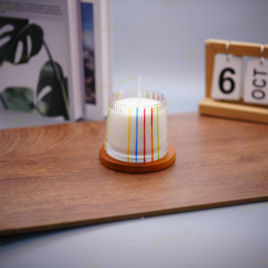 Vela de dormitorio de cumpleaños perfumada de lujo de gran capacidad para el Año Nuevo chino sin humo - Product Image 2