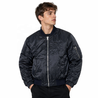 Veste universitaire surdimensionnée pour homme avec logo personnalisé, manches froncées, imperméable, coupe-vent, uniformes d'équipe scolaire à marque privée