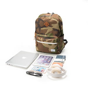 For Vintage Canvas Rucksack Stylish Hiking <b>Backpack</b> Zipper <b>Large</b> Capacity Arcuate Shoulder Strap Outdoor Travel <b>Backpack</b> - Product Image 5